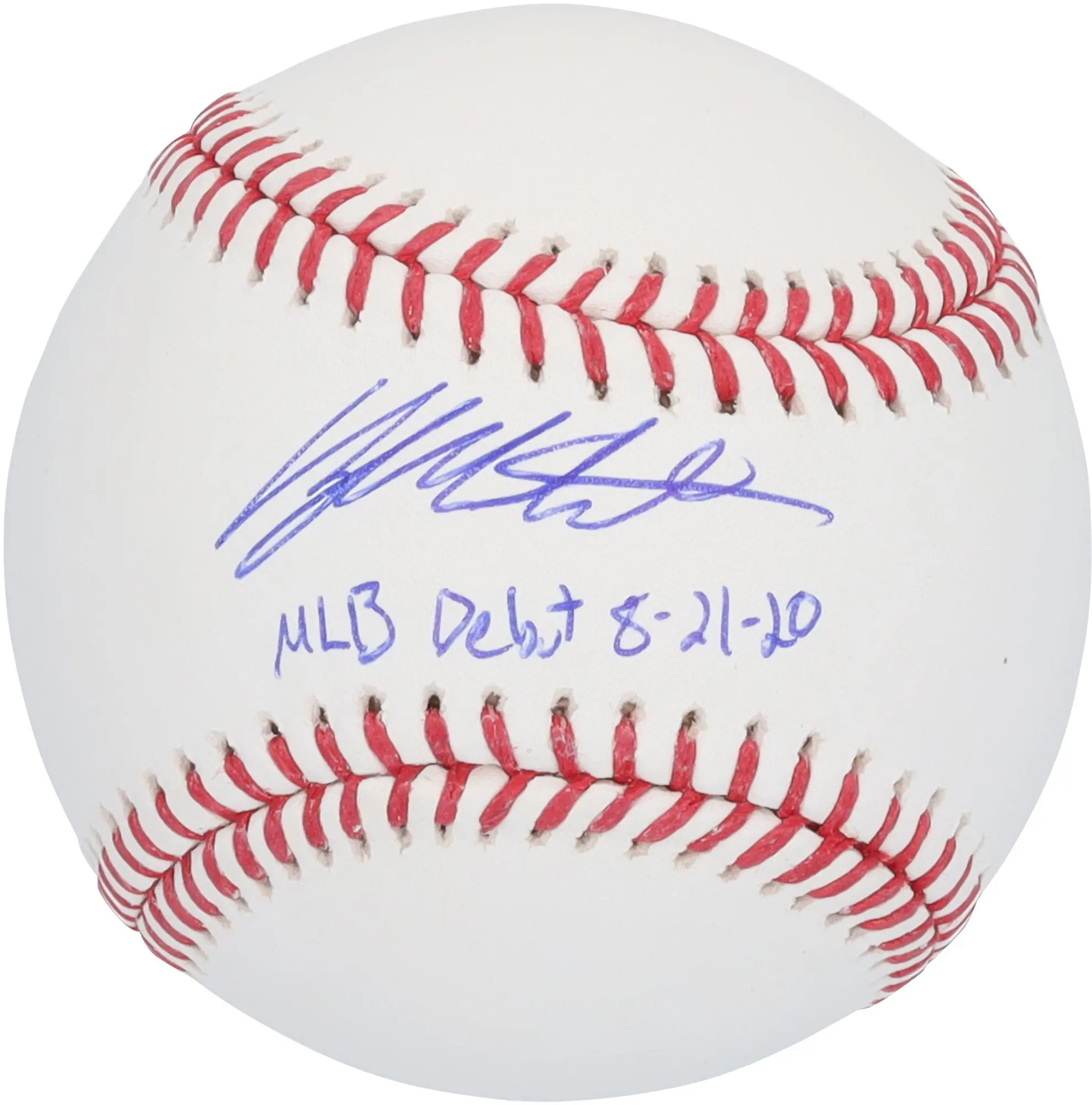 Ryan Mountcastle Baltimore Orioles Signed Baseball with "MLB Debut 8-21-20" Insc