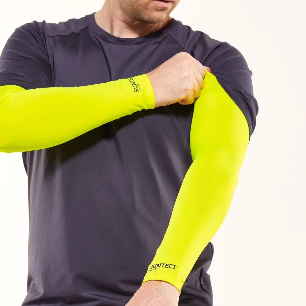 Unisex Switchback Sun Sleeves | Safety Yellow