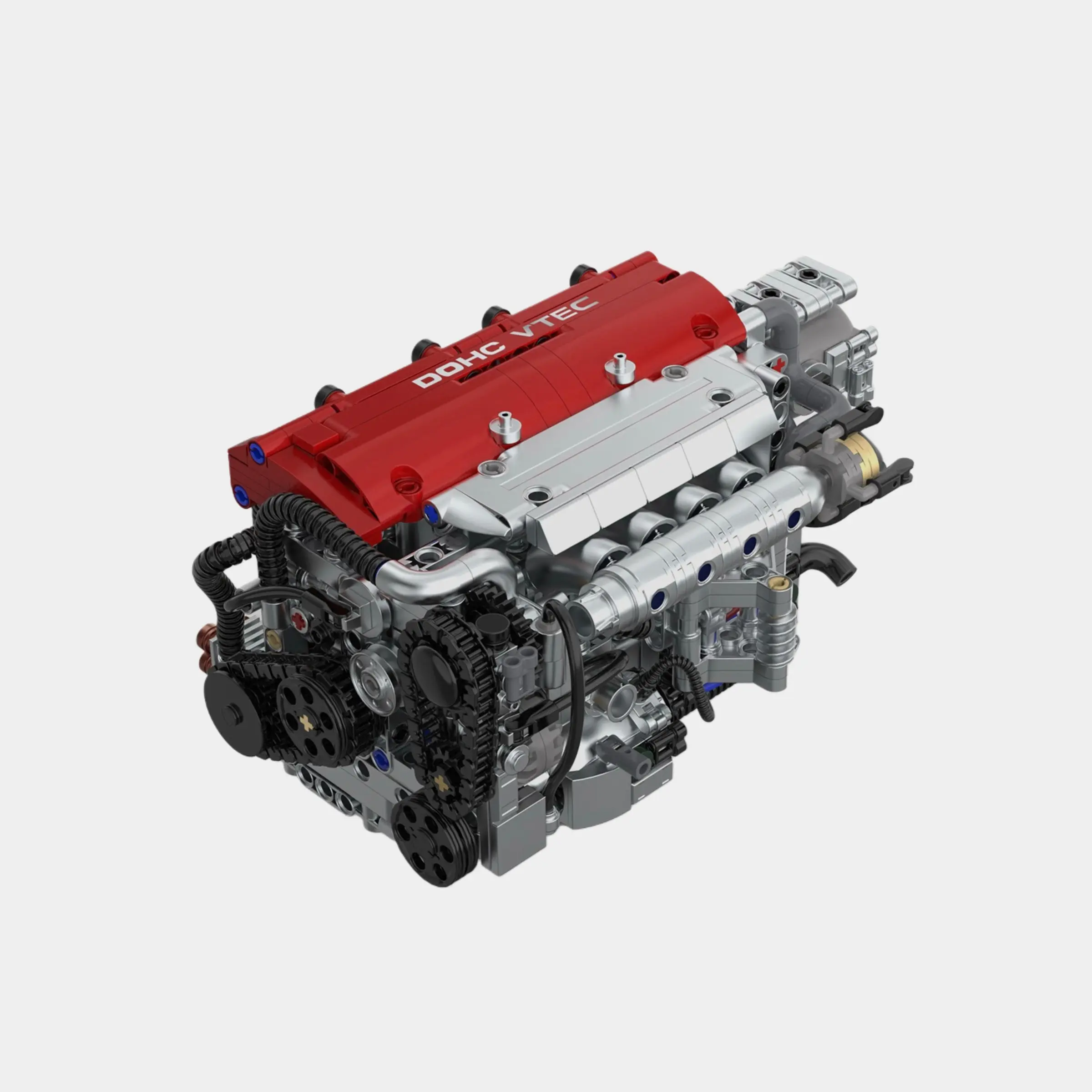 Engine Building Toys, K20a Engine Scale Building Blocks Set, Bricks Toy for Adults, Hobbyist, Collector, Christmas, Birthday Gift