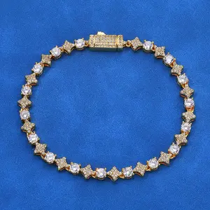 Tennis Bracelet 5A Hip Hop Jewelry