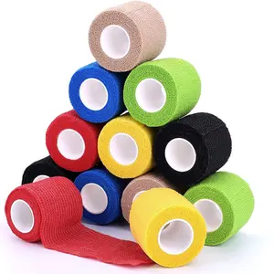 12 Pack Self Adhesive Bandage – Breathable Elastic Wrap, No Stick to Skin or Hair,5cmx4.5m