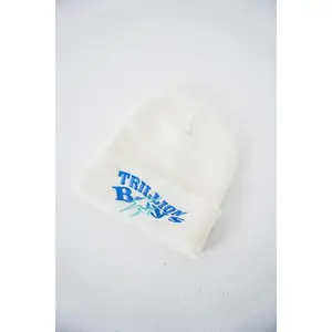 Trillion White & Blue Beanie