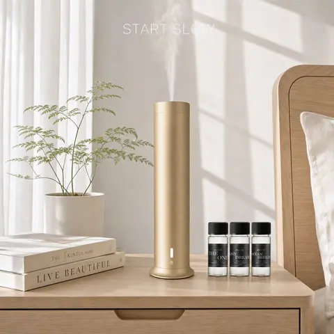 A9 Rechargeable Waterless Scented Oil Diffuser - 20ml Long Lasting Scented, Wireless Control, Cool Mist Humidifier, Indoor Recreation Device, Diffuser for Home, Commercial Spaces Gift (Ideal Birthdays Present)