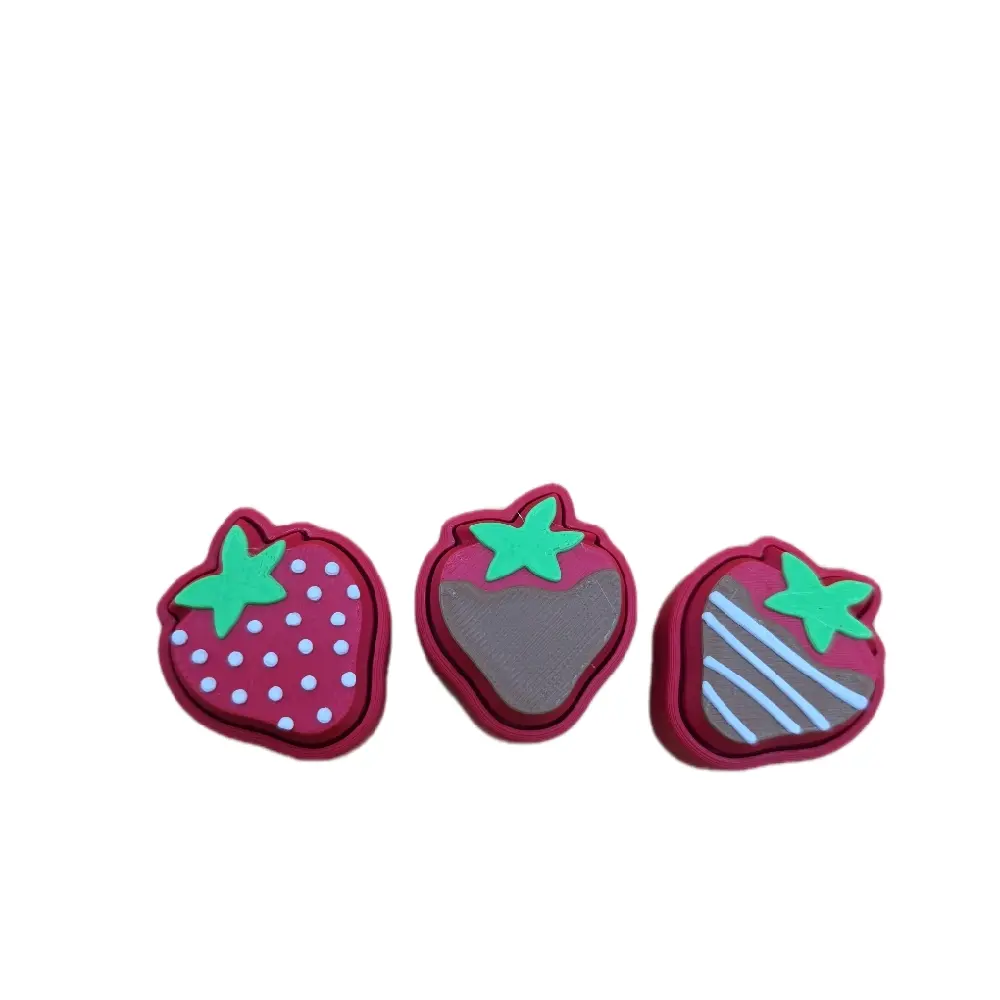 Strawberries clicker figurine decor