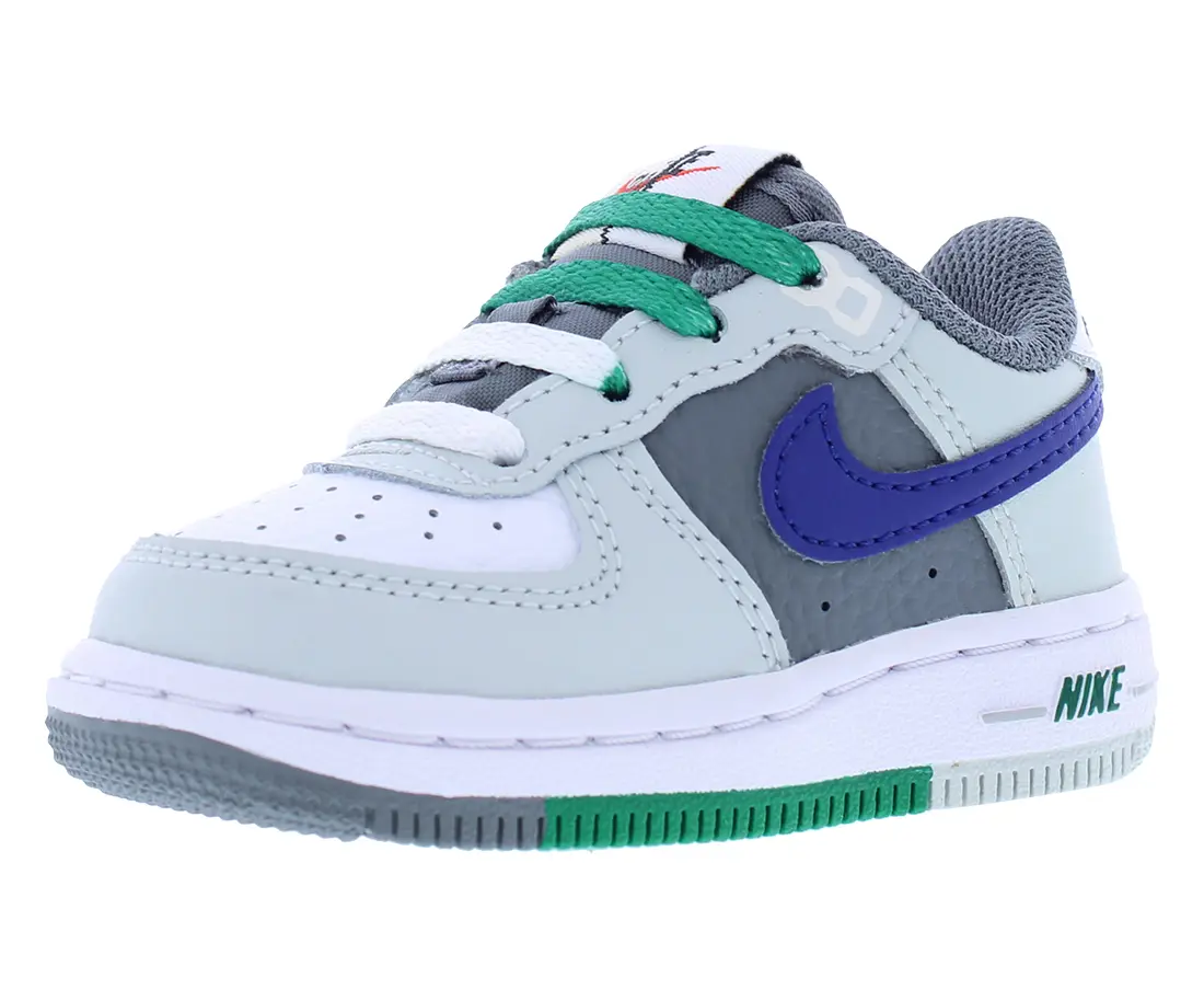 NIKE Force 1 LV8 1 Toddler Walking Sneakers, Playful Print Design with Comfortable Fit for Casual Wear, Ages 2 - 3 Years