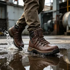 DieHard Men's Classic 6" Soft Toe Work Boot - Brown, 84315 botas para hombres Footwear Padded Leather Rubber Walking Shoes mens boots Steel Closed