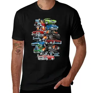 Car Madness Mens T Shirts Cotton Short Sleeve T-Shirt Crew Neck Tees Casual Shirt