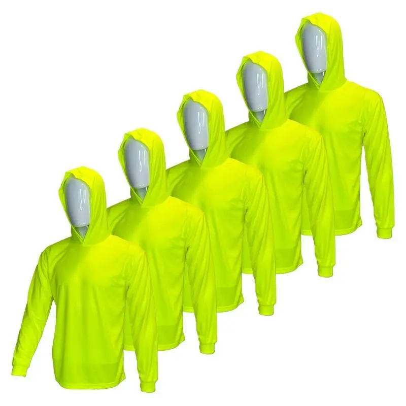 5 PACK SHIRT YELLOW HOODIE SHIRTS ST909