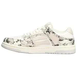 AMIRI Skel Top Leather Low-Top Sneakers for Women in Beige Trending Shoes, House White Official Shoes to Get / Maison Mihara