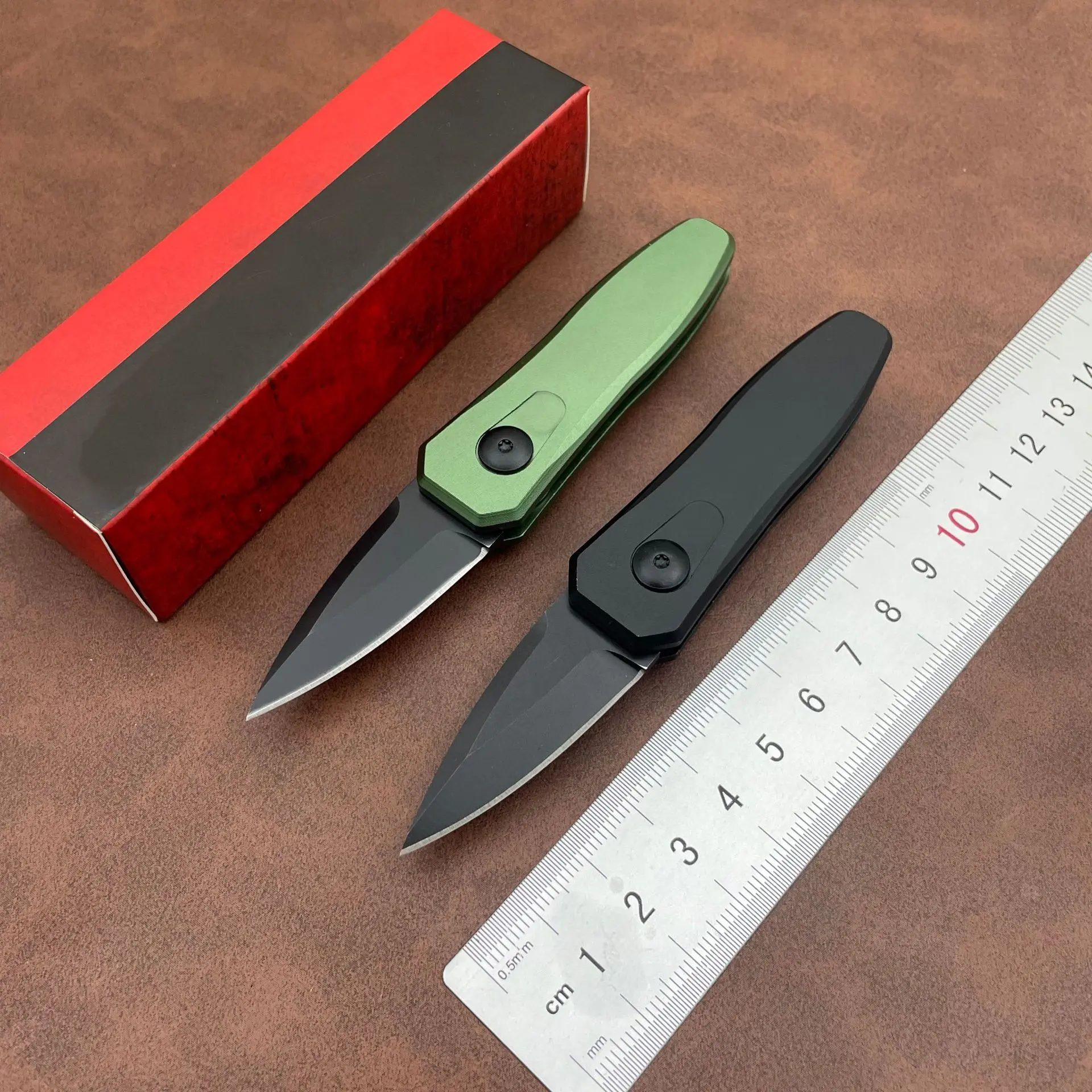 K7500 Small Tactical Folding Knife,with Aviation Aluminum Alloy Handle,12.8cm Precise Length, 53g Aviation Aluminum Tactical Knife, High-Performance Beast.