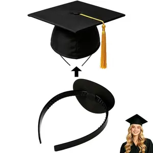 2026 New Graduation Cap Headband,  Firm Anti-Fall Grad Cap Headband for Graduation Insert, Graduation Cap decorations Hat Accessories Graduations Gifts for Graduates, Students, Women Graduations Ceremonies