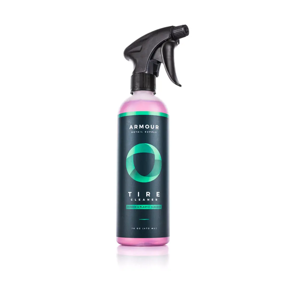 Armour Detail Supply Tire Cleaner - Heavy-Duty Foaming Degreaser for Tires, Rubber, Plastic Surfaces to Remove Dirt, Blooming, Grime