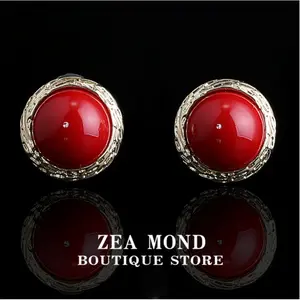 Copper Alloy Resin Vintage Style Fashion Earrings AS-ZH-18