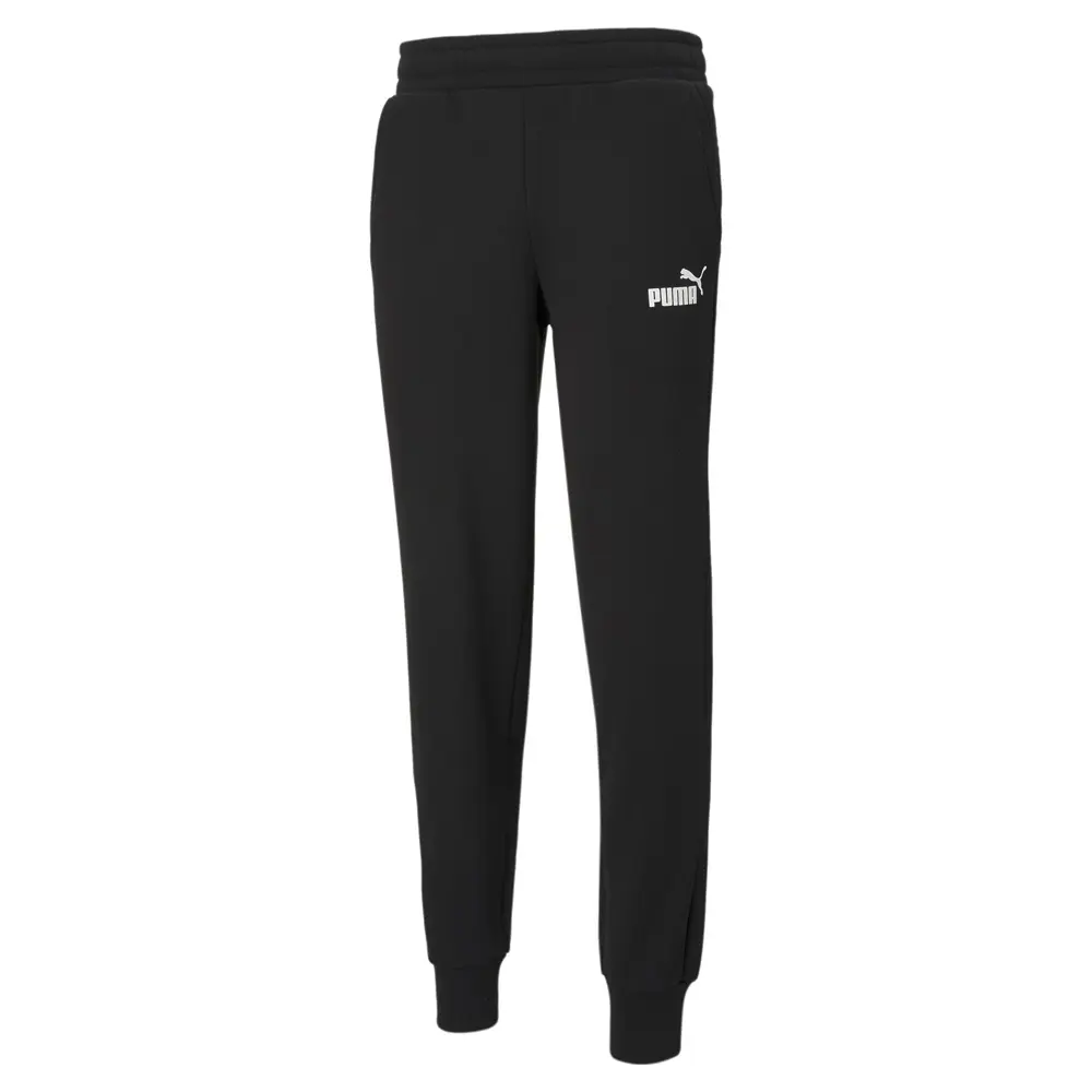 PUMA Mens Essentials Logo Sweatpants Casual Drawstring - Black