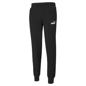 PUMA Mens Essentials Logo Sweatpants Casual Drawstring - Black