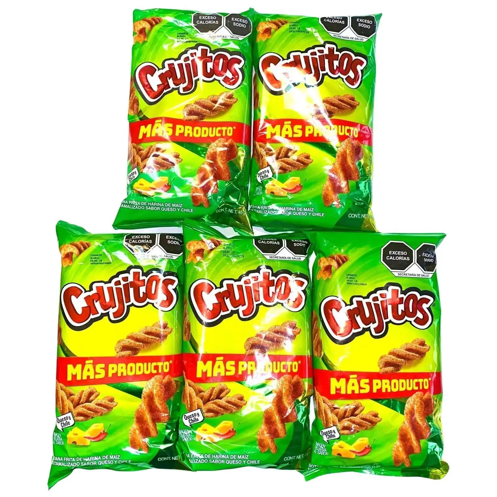 5 - PK CRUJITOS CHEESE 42g - MEXICAN CHIPS - SABRITAS MEXICANAS - PAPITAS MEXICANAS 5 - PK CRUJITOS CHEESE 42g - MEXICAN CHIPS - SABRITAS MEXICANAS - PAPITAS MEXICANAS