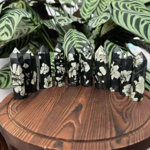 Chrysanthemum Tower Polished around 3 Inches Natural Crystal Healing Crystal Decorative Ornament