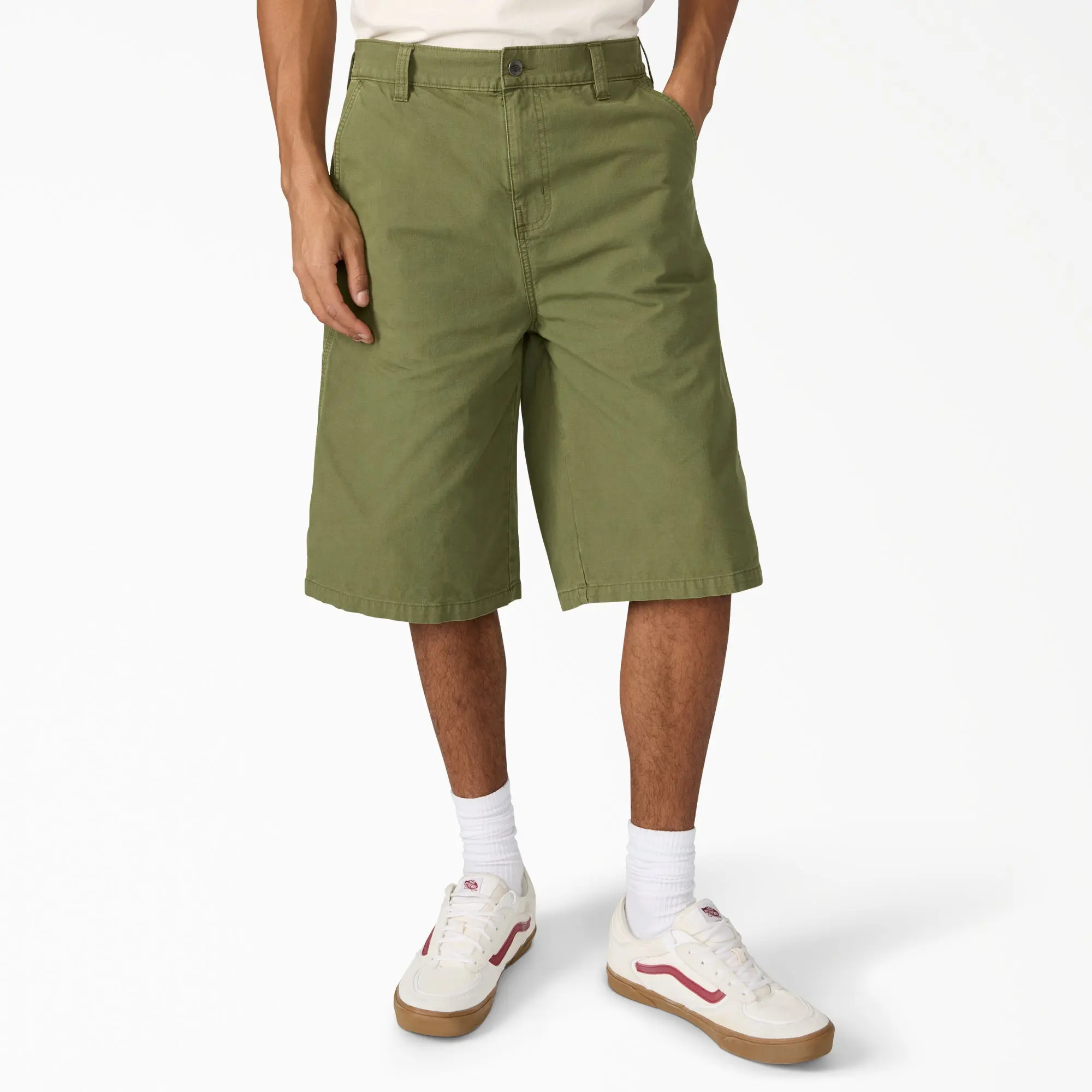 Dickies Vernal Loose Shorts, 13", 100% Cotton, Loose Fit, Breathable Comfort, Casual Workwear Style