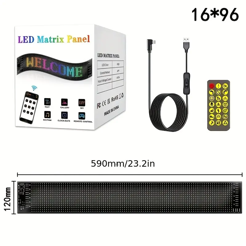 16*96 1536LED