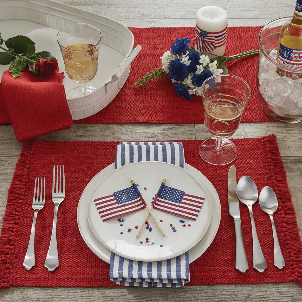 Brookline Red Placemats