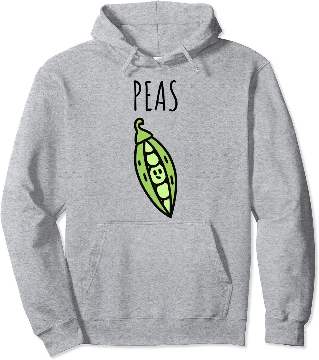 Peas and Carrots Matching couple costume BFF Halloween funny Pullover Hoodie - Nicolelebro Shop 58B0BQMDB7VM