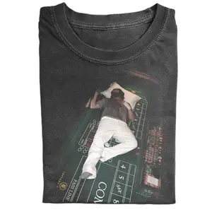 The Hangover Playing Poker Night Graphic T-shirt, Funny Meme Movie Tee for Men and Women, Classic Fit, Casual Crewneck Tee