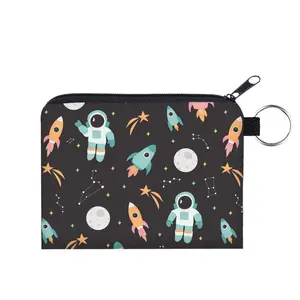 Space Planet Astronaut Coin Pouch