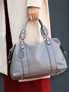 Trendy Boston Bag for Women, Stylish Handbag & Shoulder Clutch, Fashionable Bags, Versatile Crossbody Design, Perfect for Daily Use & Leather Satchel Purse