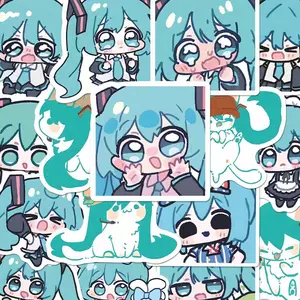 Miku Cute Stickers 48 - Miku in Various Expressions and Costumes
