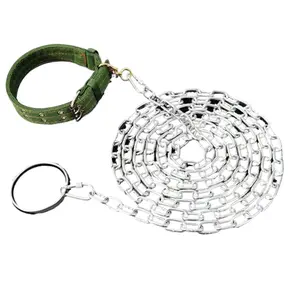 Anti-bite dog leash extended rust leash dog chain dog chain collar iron chain dog leash