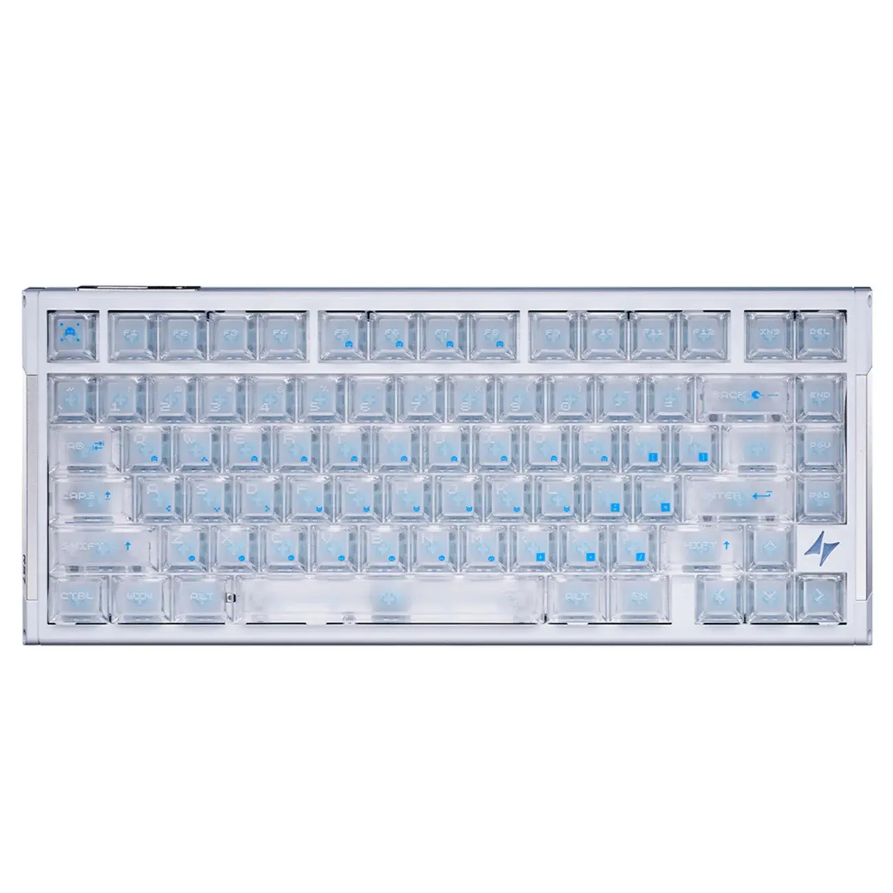 RS7 V2 Aluminum Hall Effect Keyboard [Silver Edge]