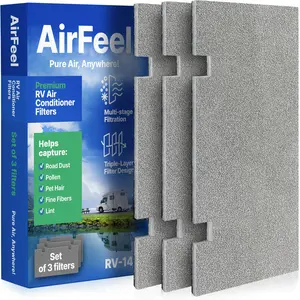 Premium RV AC Filter Replacement for Dometic Duo Therm, 7.5"x14" – Triple-Stage Camper, Motorhome, Travel Trailer (3 Pack)