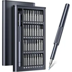 37-in-1 Small Precision Screwdriver Set, Professional Magnetic Mini Repair Tool Kit for Phone, Computer,Watch,Laptop,Macbook,Ring Doorbell,Eyeglass,Electronic, [Bearing Steel] Screw Driver Vintage Wrestling Style Heavy Hanging Punching Bag