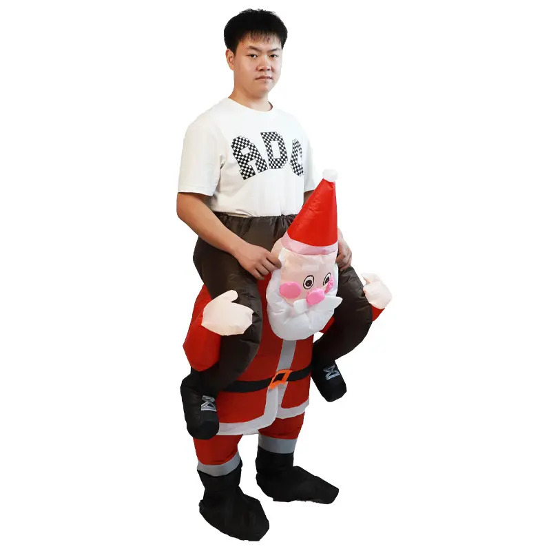 Riding Santa Claus