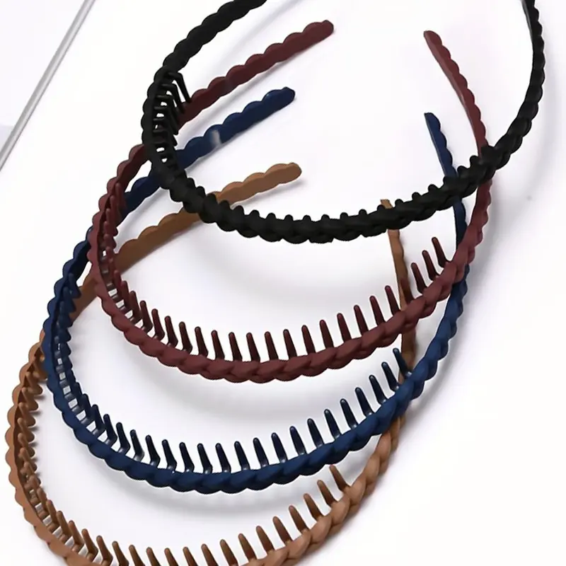Solid Color Braid Design Hair Band, Braided Headband, Non Slip Hair Band, Fashion Hair Accessories for Women & Girls, Minimalist Headwear Suitable for Thick Hair, Fashion Headbands, Non Slip Hairbands
