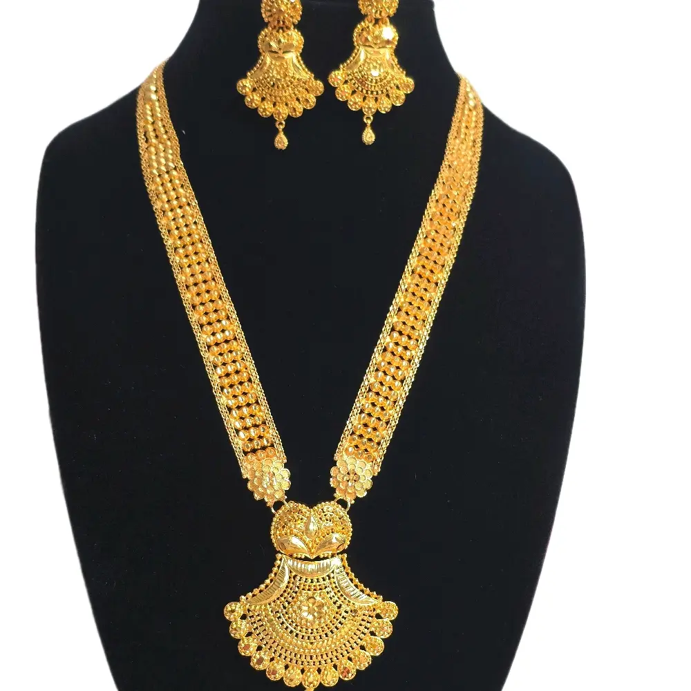 Traditional Nepali Desi Rani Haar Earrings Set