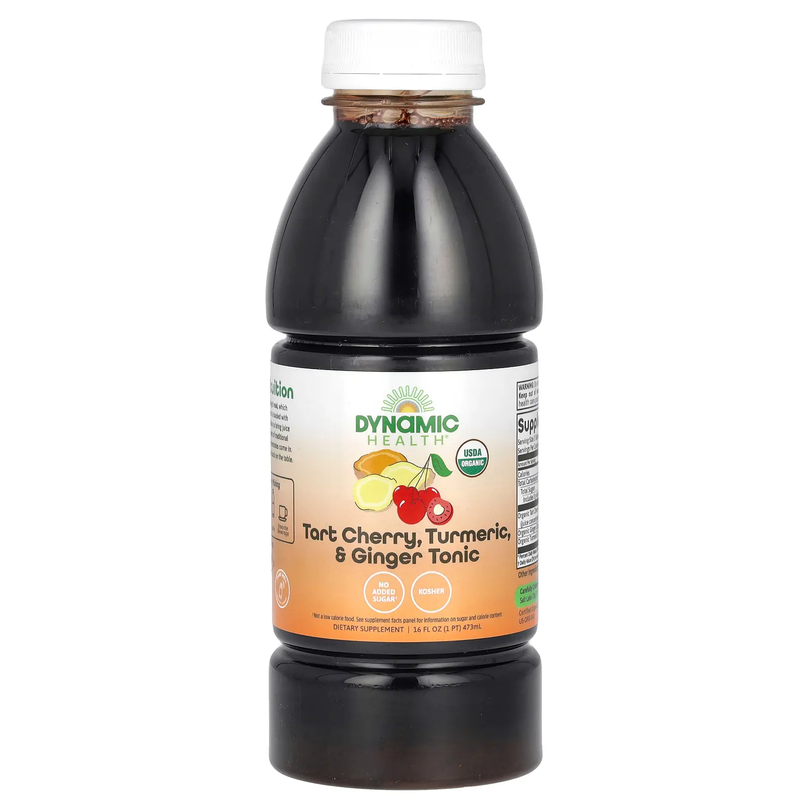 Dynamic Health Tart Cherry, Turmeric & Ginger Tonic, 16 fl oz (473 ml)