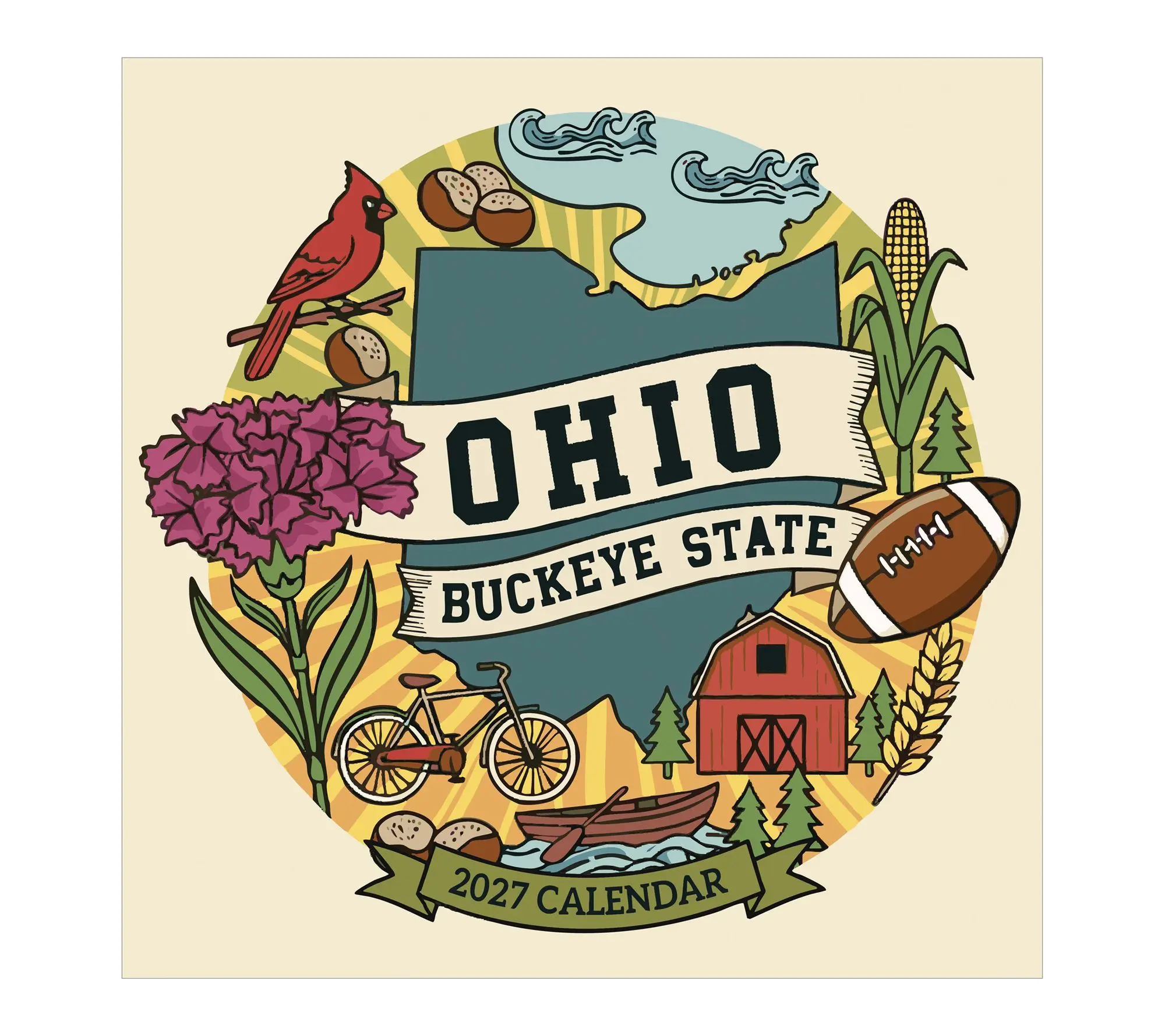 2027 Home: Ohio Wall Calendar 2027 Home: Ohio Wall Calendar