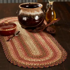 Ginger Spice Braided Table Runner
