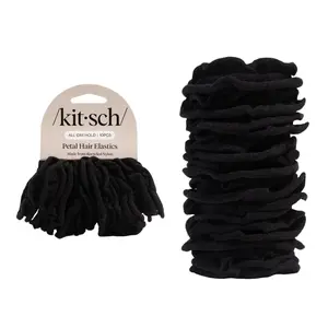 Black Petal Hair Elastics