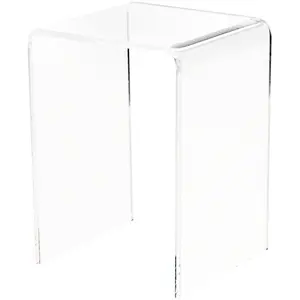 Plymor Clear Acrylic Vertical Square Display Riser