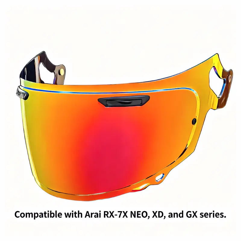 Detachable Polycarbonate Motorcycle Helmet Visor Shield for RX7X NEO - Anti-Fog, UV Sun Protection, Photochromic Lens with Day & Night Versatility, Removable Visor for Commuting, Road Trip Riding