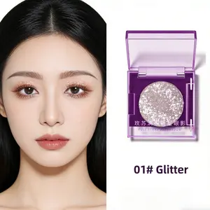 Diamond-Shine Single Sparkle Eye Makeup | High Pigment, Long-Lasting Glimmer | Daily/Party/Stage Look