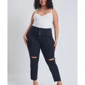 Button ankle Jeans