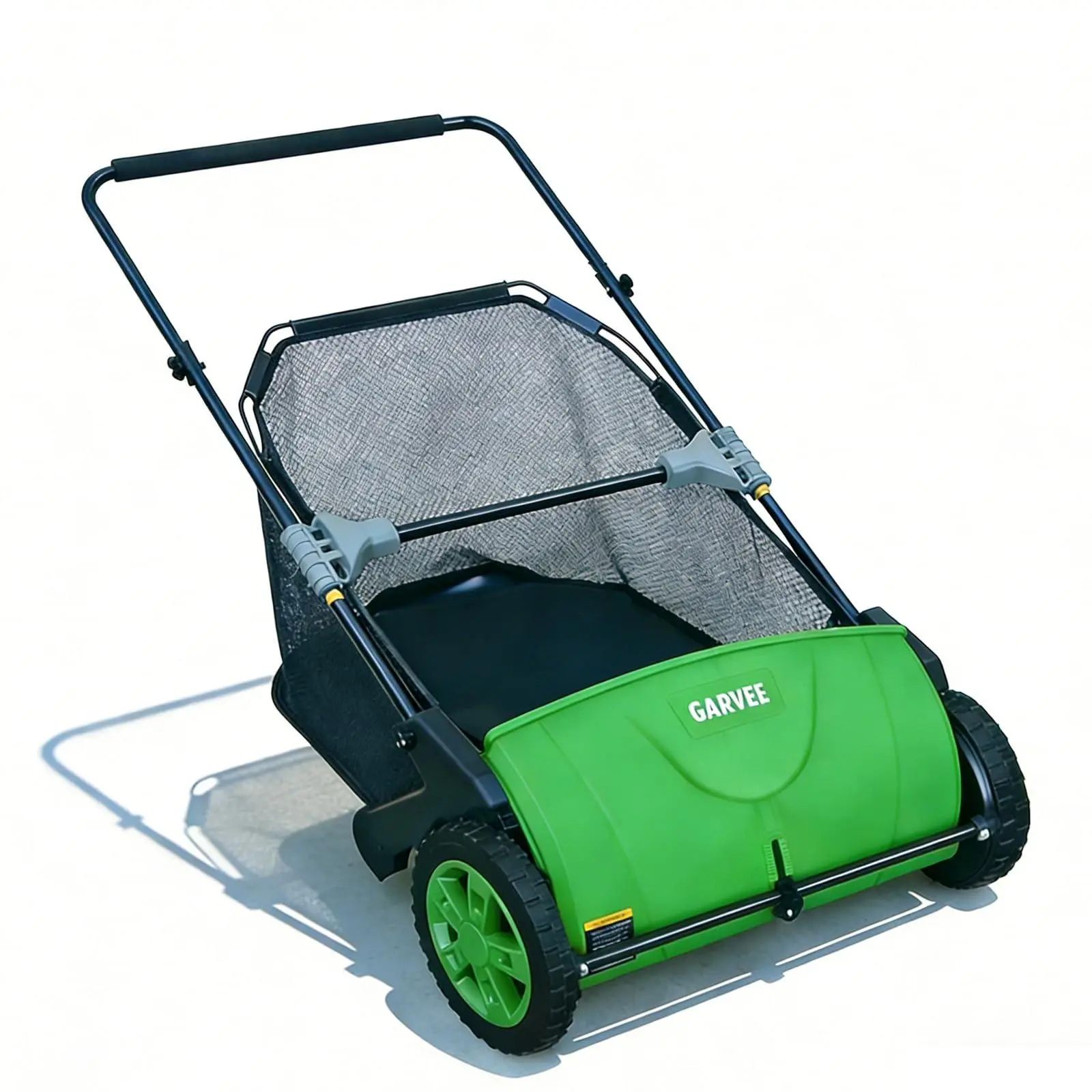 Garvee Manual Push Lawn Mower – Hand-Powered Garden Grass Cutter for Outdoor Yard Maintenance, Easy-to-Use Walk-Behind Lawn Care Solution – Appropriate for Home Gardens