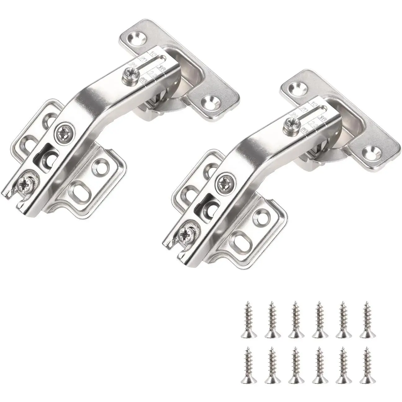 135  Lazy Susan Hinge Full Overlay Concealed Corner Cabinet Hinge for Cabinet, Cupboard, Folded Door, Corner Kitchen Cabinet Replacement Hardware (1 Pair, 2 count)