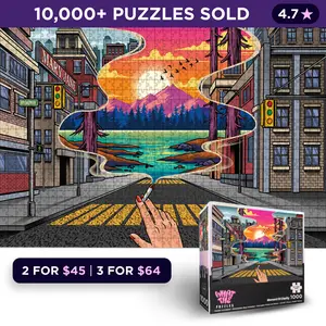 What The Puzzles – Moment Of Clarity I 1000 Piece Jigsaw Puzzle for Adults, Premium Funny Gift, Non-Glare Puzzle with Hidden Details