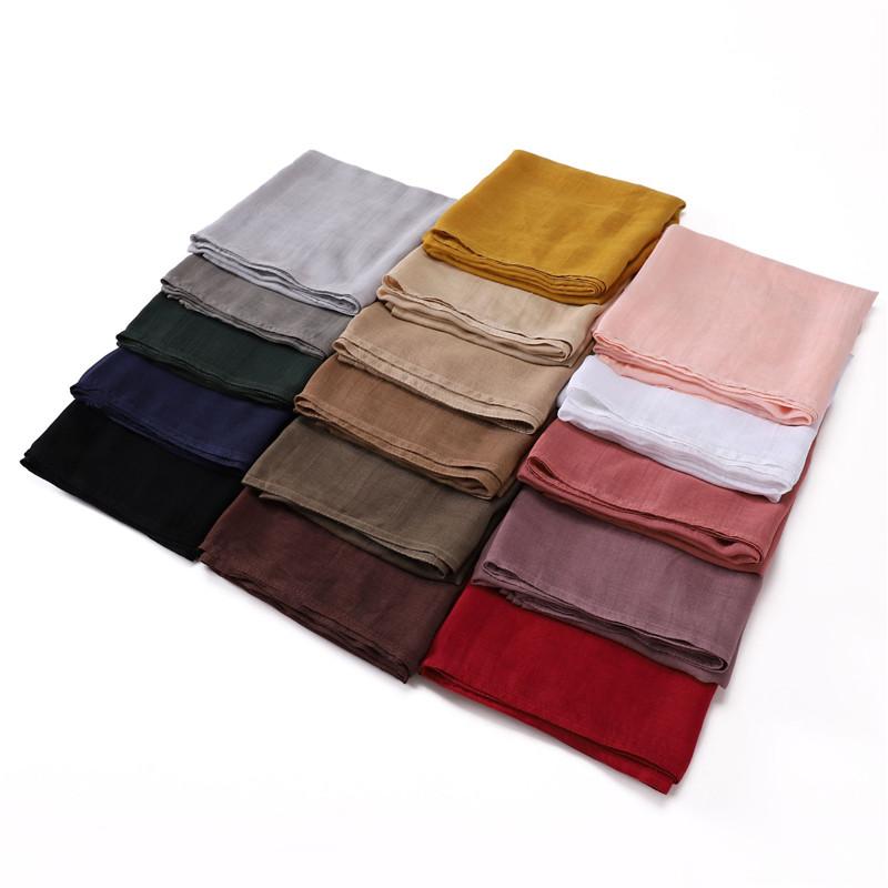Modal Plain Hijab Scarf Rayon