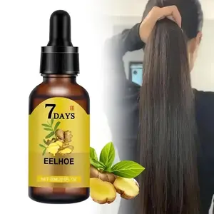 7 Days EELHOE Ginger Hair Care Serum 1.3fl oz Natural Ingredients Quick Absorbing Soft Voluminous Hair Care Perfect Christmas Gift