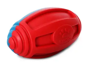 Pet Life Gridiron Football Dog Toy – Durable, Water-Floating Chew & Fetch Toy